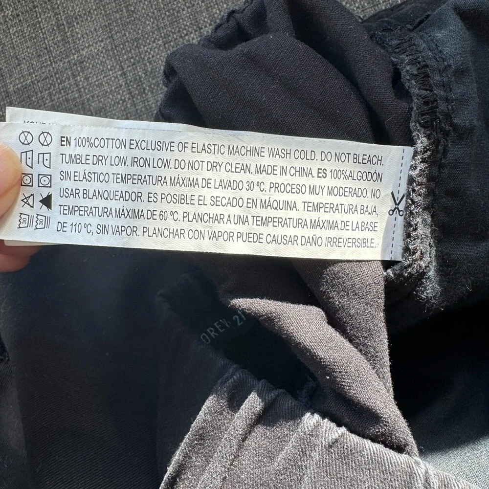 Black Cargo Jogger Pants - Picture 4 of 7